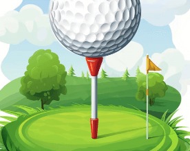 Clip Art:4-S9jagyhl8= Golfer