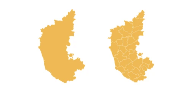 Outline:7bjmpv_Rada= Karnataka Map