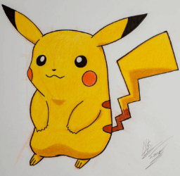 Drawing:2qhgr-Ilhj8= Pikachu