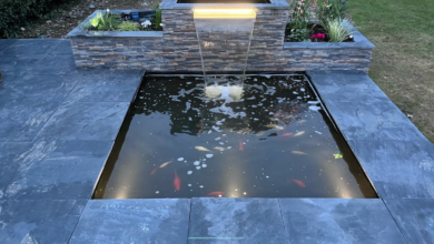 Transform Your Koi Pond with a Stainless Steel Water Feature